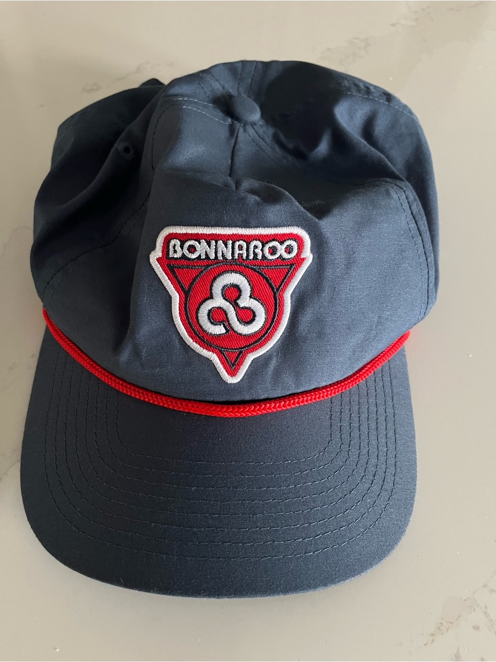 Navy and Red Bonnaroo Music & Arts Festival Five Panel Camp Cap